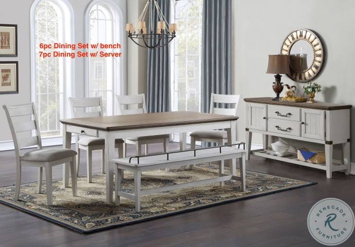 Ivory Dining Bench Z8744