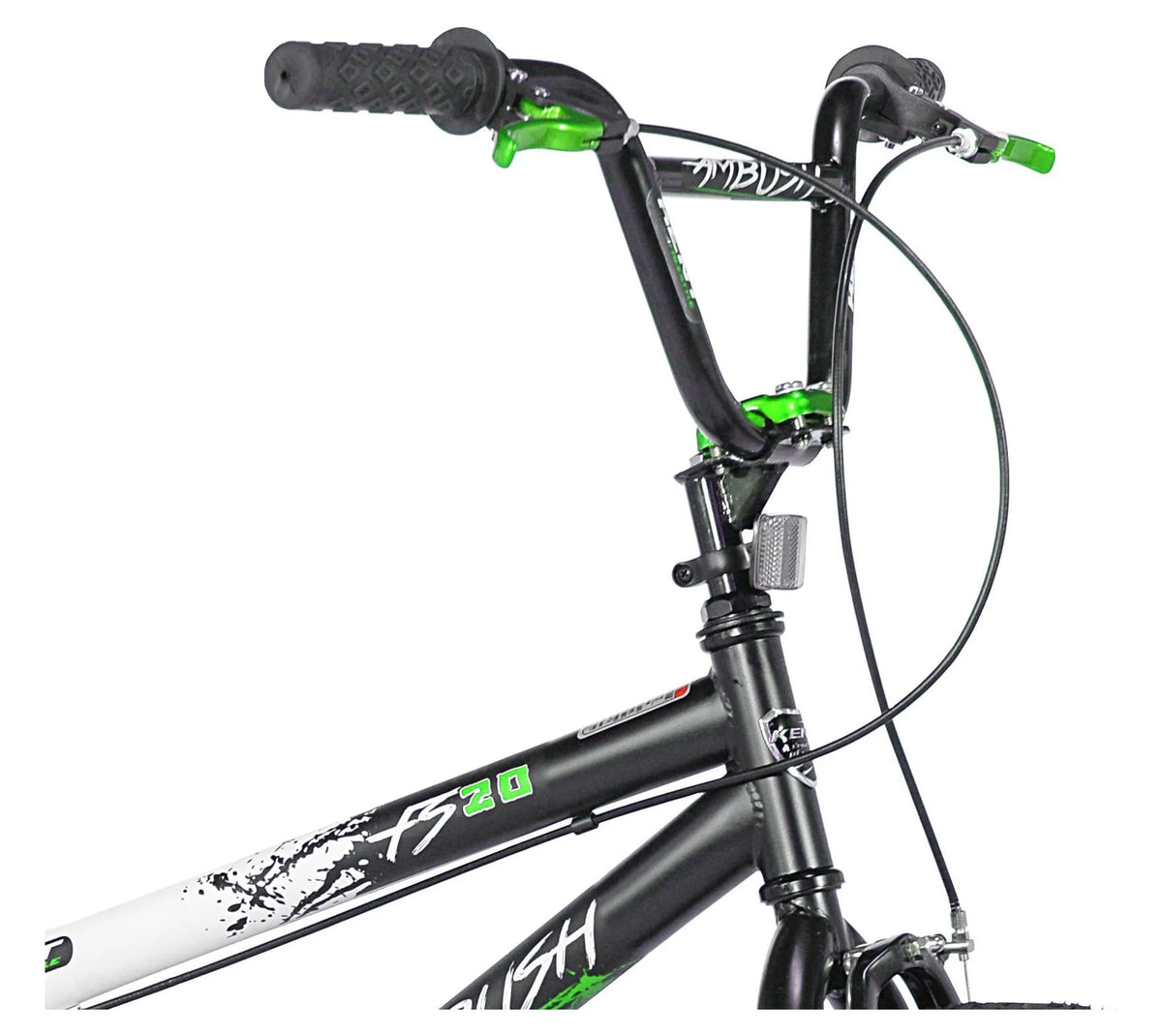 20 In. Black and White BMX Bike I27058