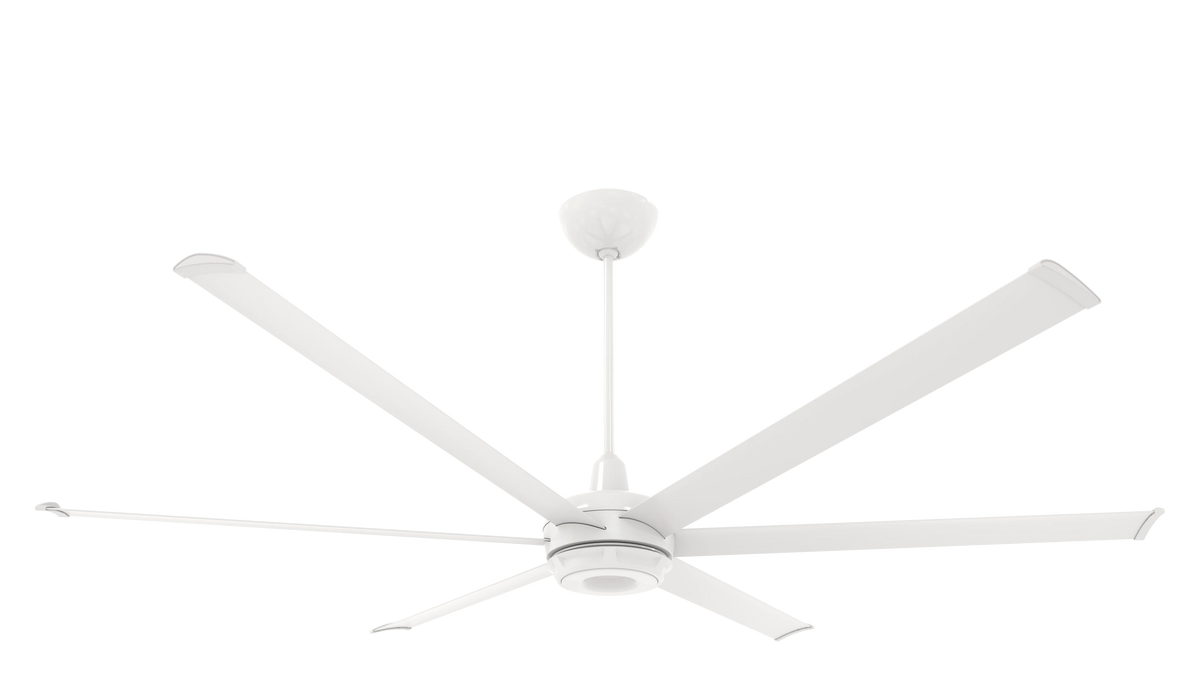 White 84 Ceiling Fan with Uplight B876