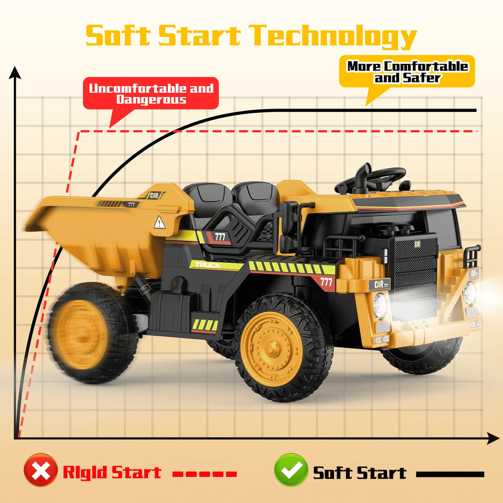 12V Ride on Dump Truck with Electric Dump Bed Y951170