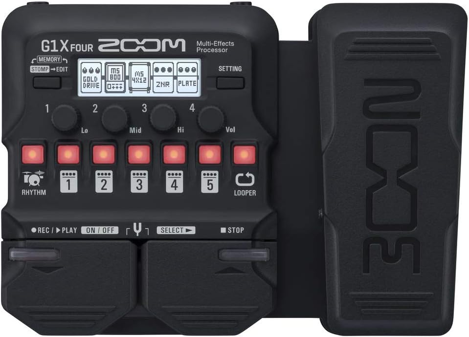Guitar Effects Processor with Expression Pedal K469