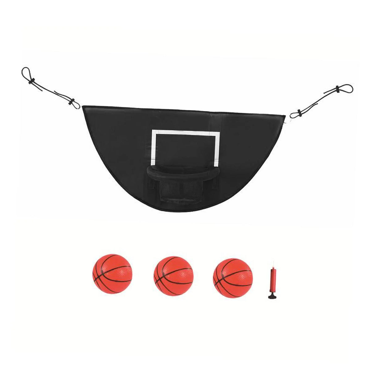 Mini Basketball Hoop for Trampoline with Enclosure Basketball Rack Sports Toys Lightweight Board Trampoline Accessories With Ball S9144