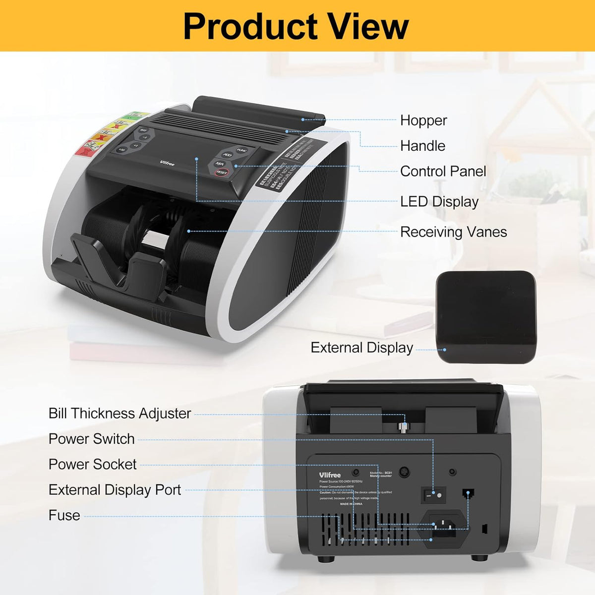 Money Counter Machine with Counterfeit Detection Z784276
