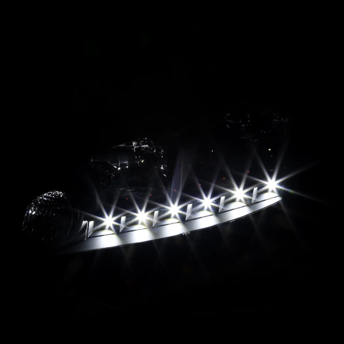Black Clear SMD Led Headlights for Chevy Chevrolet Impala 2006-2013 J4016