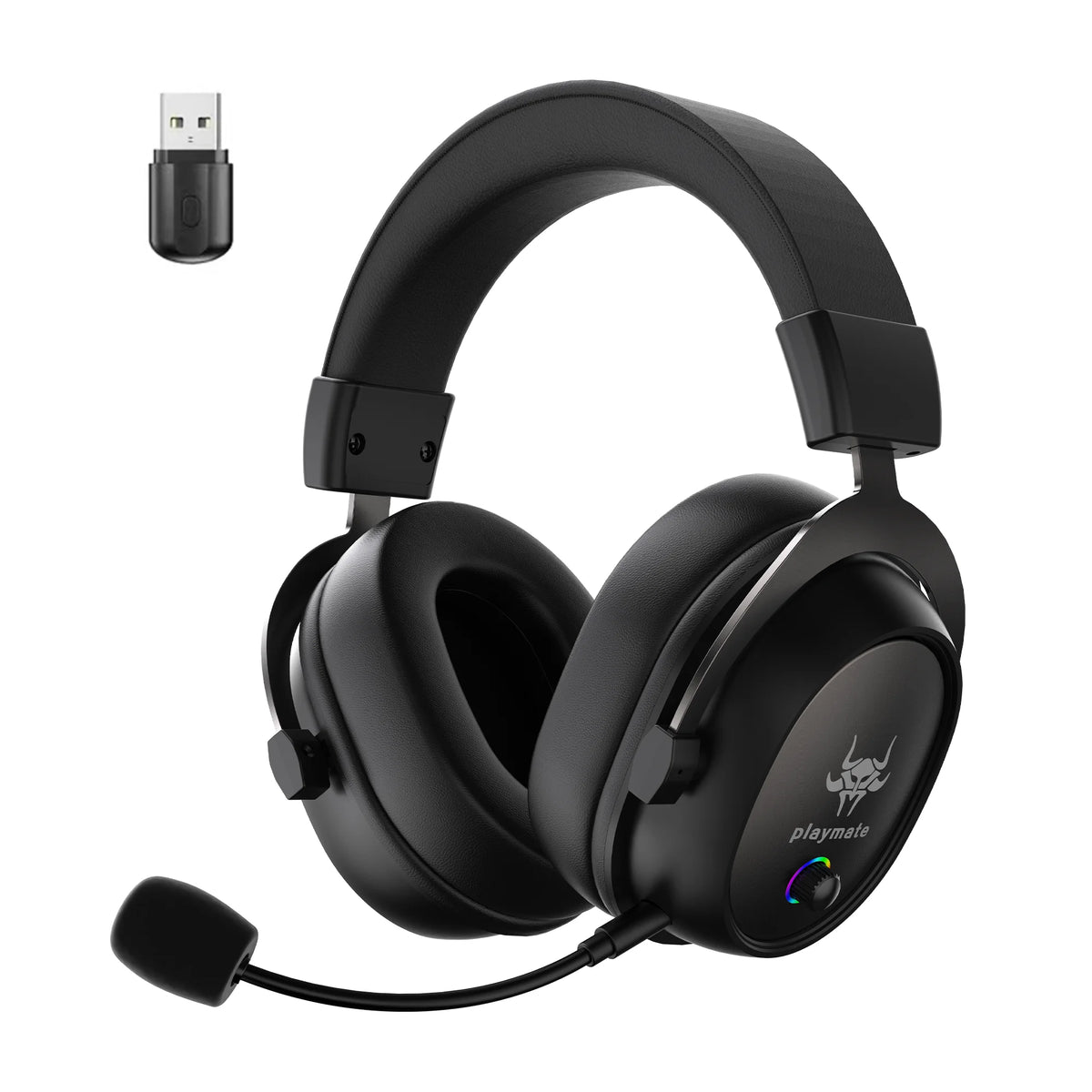 Wireless Gaming Headset with Detachable Noise-Canceling Microphone H85564