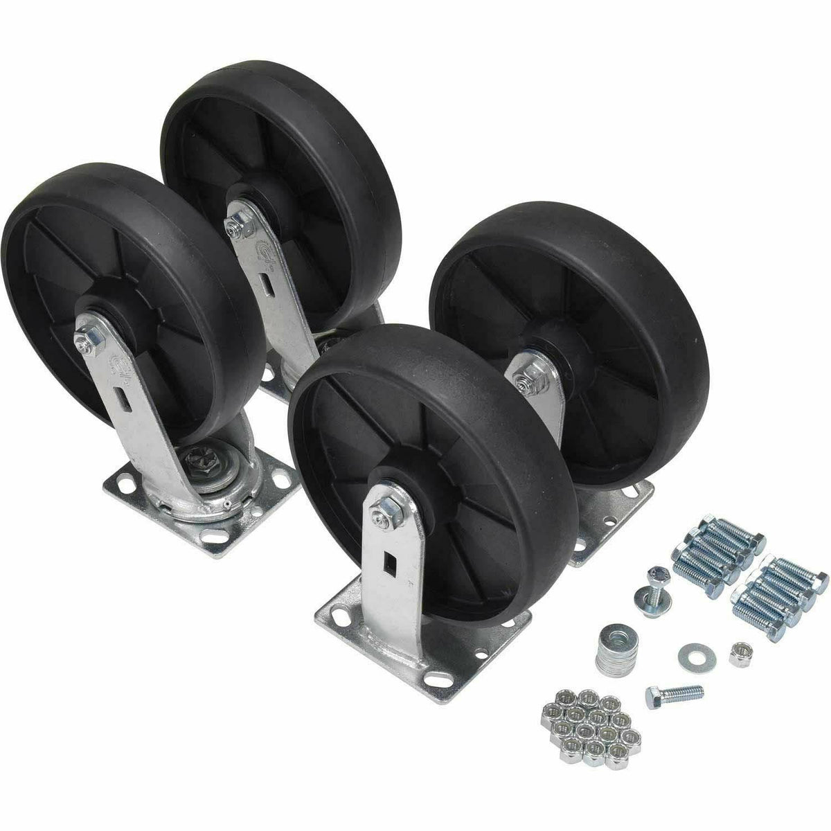 8x22x2x22 Glass Filled Nylon Caster Kit B127