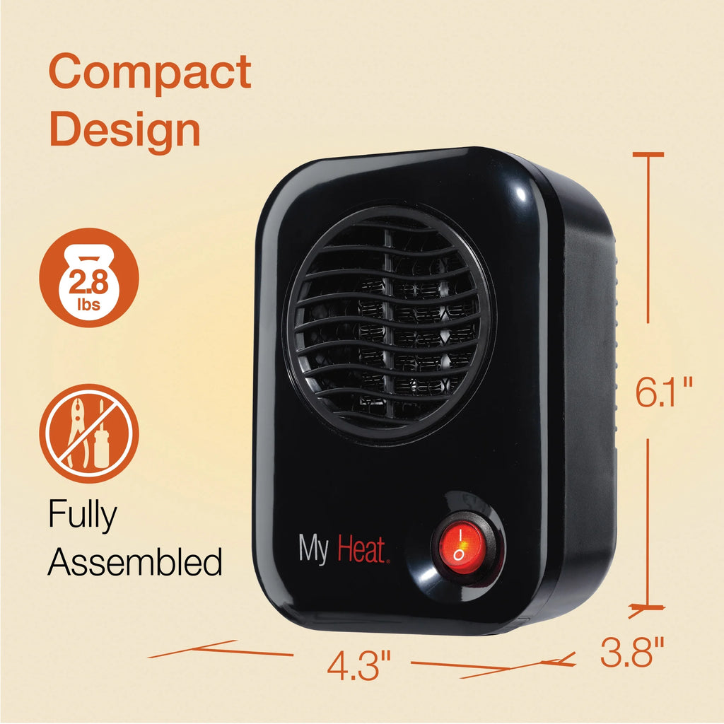 6" 200W Personal Tabletop Space Heater D617520