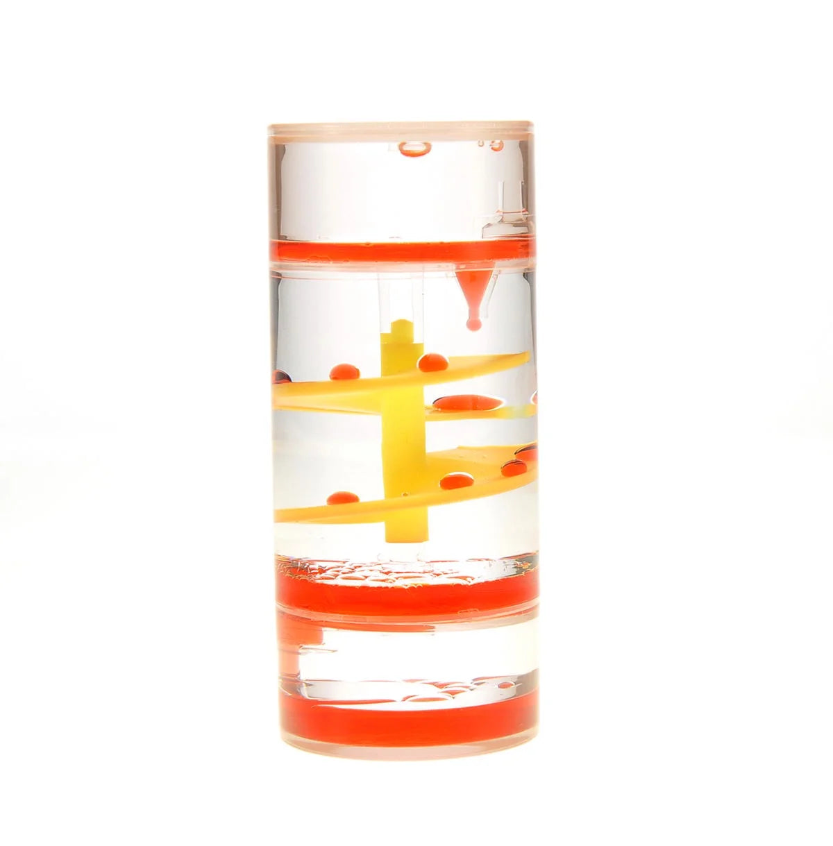 Red Spiral Cylinder Bubbler Z480