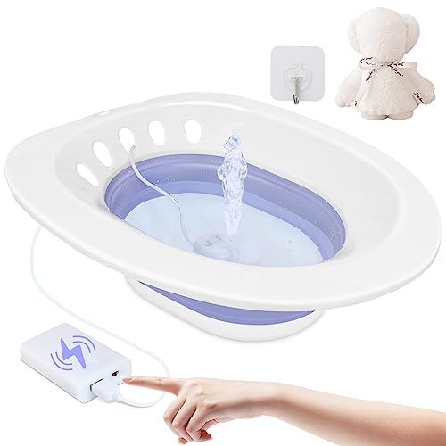 Electric Sitz Bath Kit for Toilet Seat, Automatic Flushing, Foldable O71361