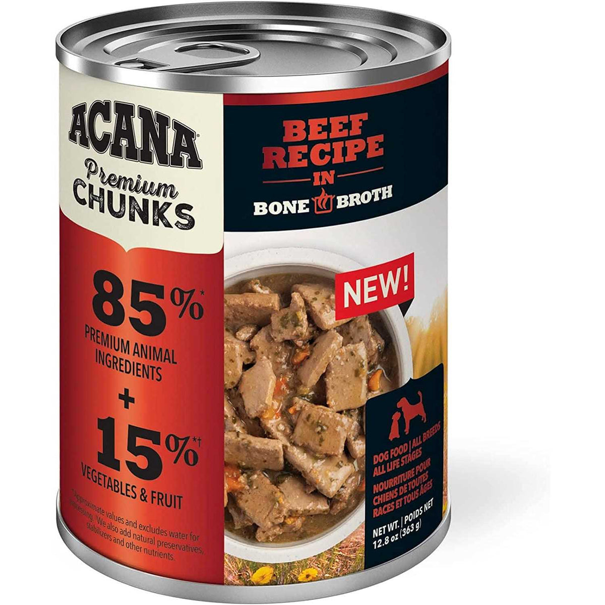 Beef Recipe Dog Food in Bone Broth C8338