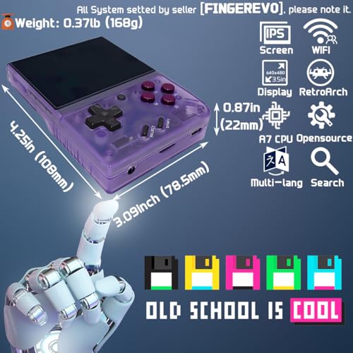 3.5-inch Handheld Game Console with Portable Case N24744