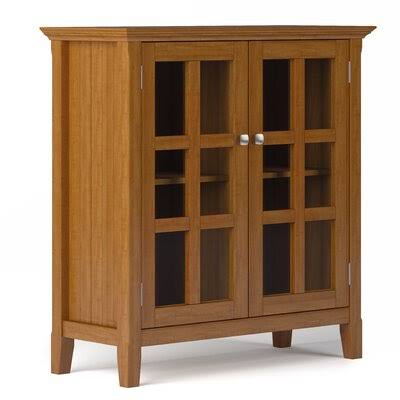 2 Door Accent Cabinet Light Golden Brown Q3100