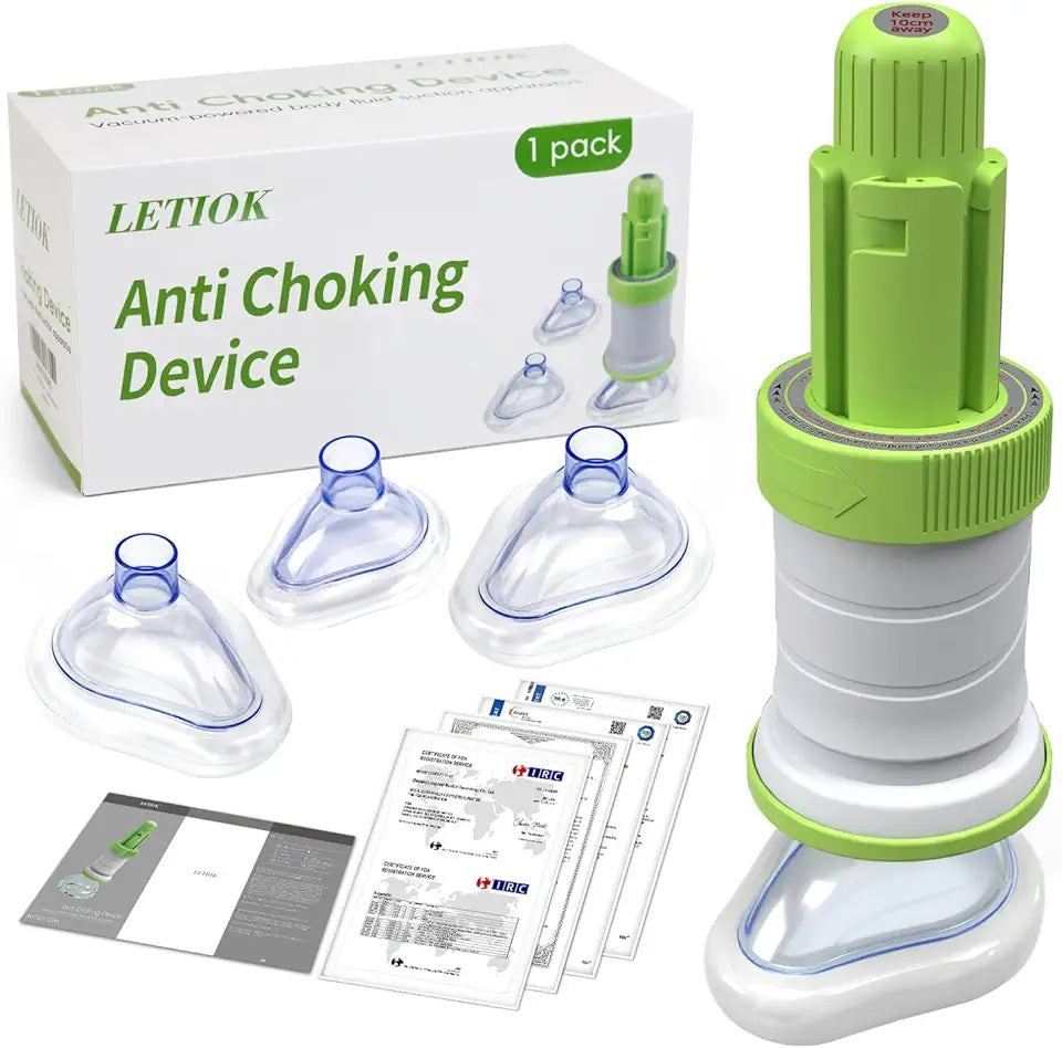 Choking Rescue Device Portable Airway Suction First Aid Kit L2362