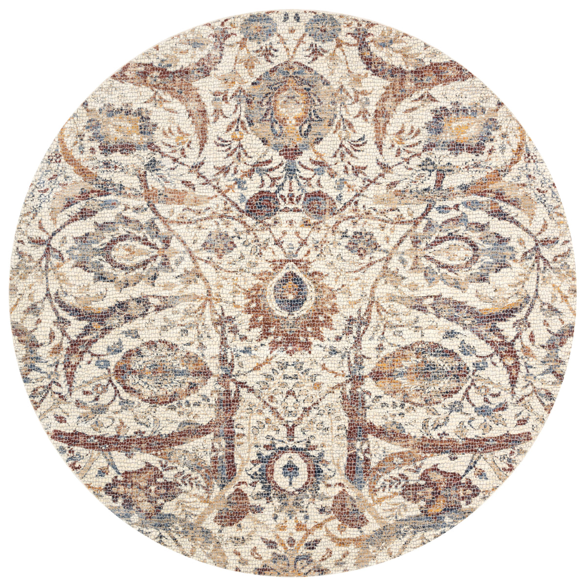 Ivory Multi Rug 9'6 x 9'6 B121123