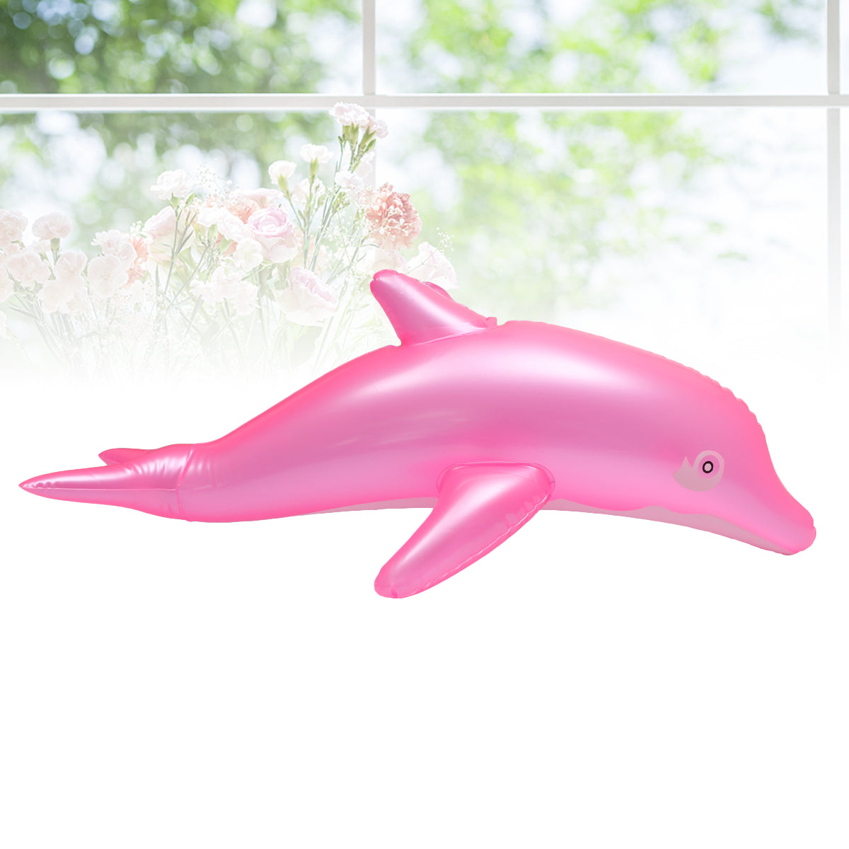 Pink Inflatable Dolphin Bath Toy N89265