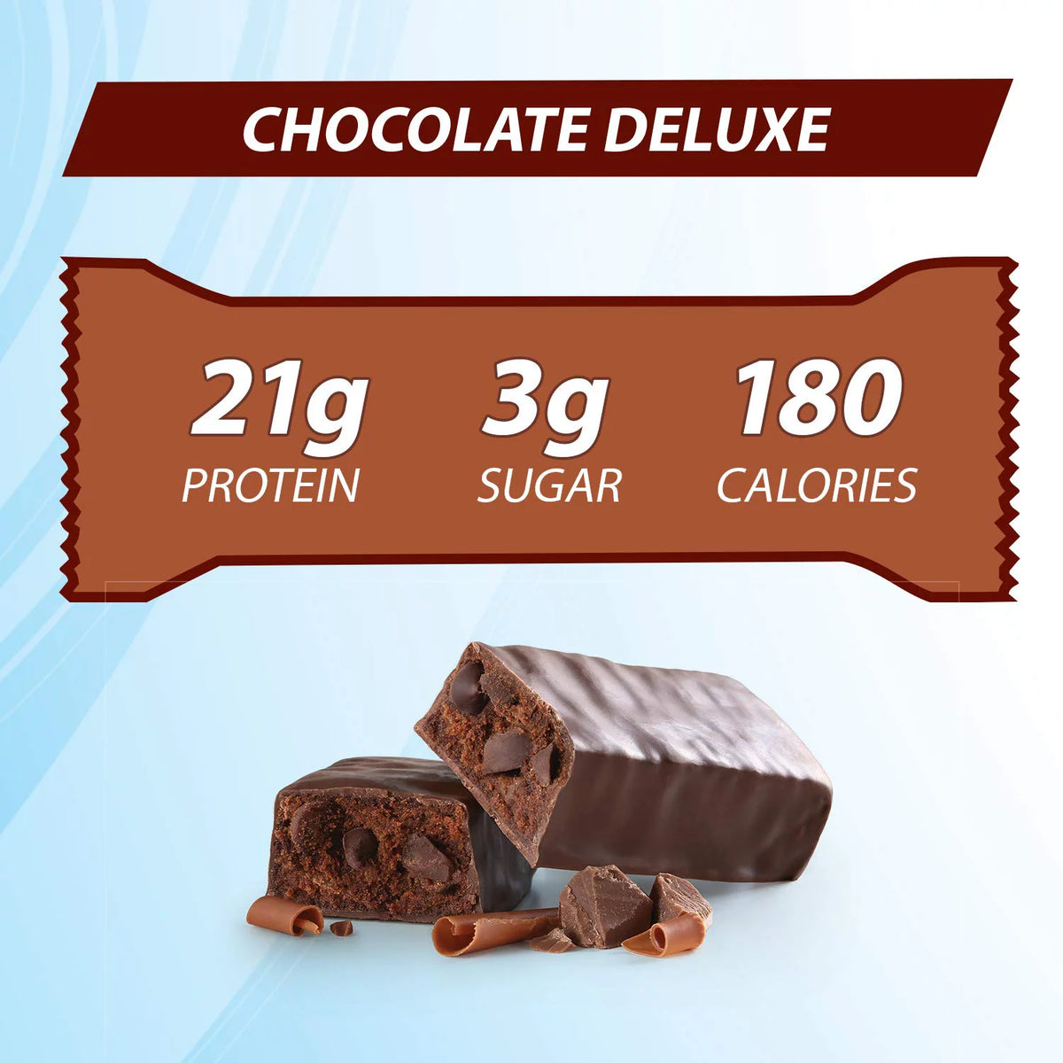 Chocolate Deluxe Protein Bars, 1.76 oz, 12 Count G97645