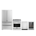 30 Gas Range Refrigerator with Ice Maker Dishwasher and Wine Cooler S971