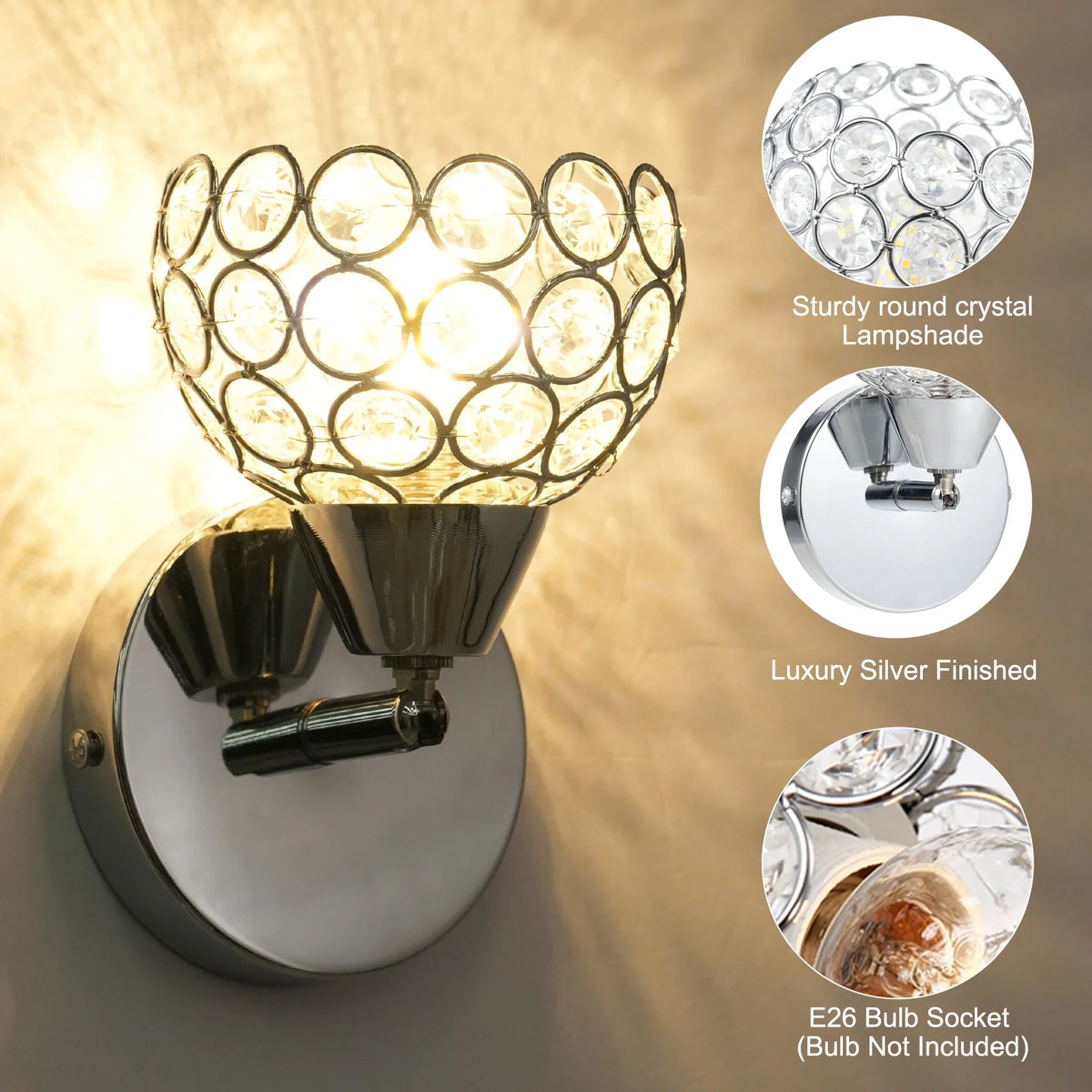 Modern Wall Lamp E26 Socket L2626