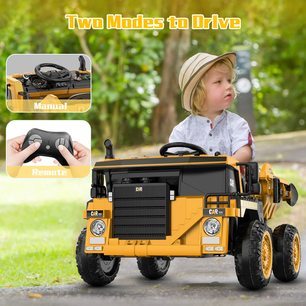 12V Ride on Dump Truck with Electric Dump Bed Y951170