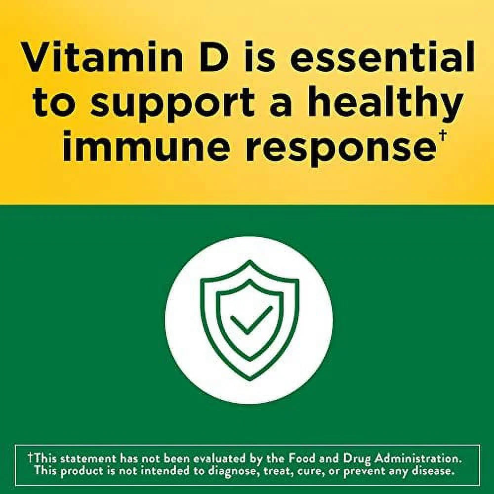 220 Tablets Vitamin D3 2000 IU Dietary Supplement Z435282
