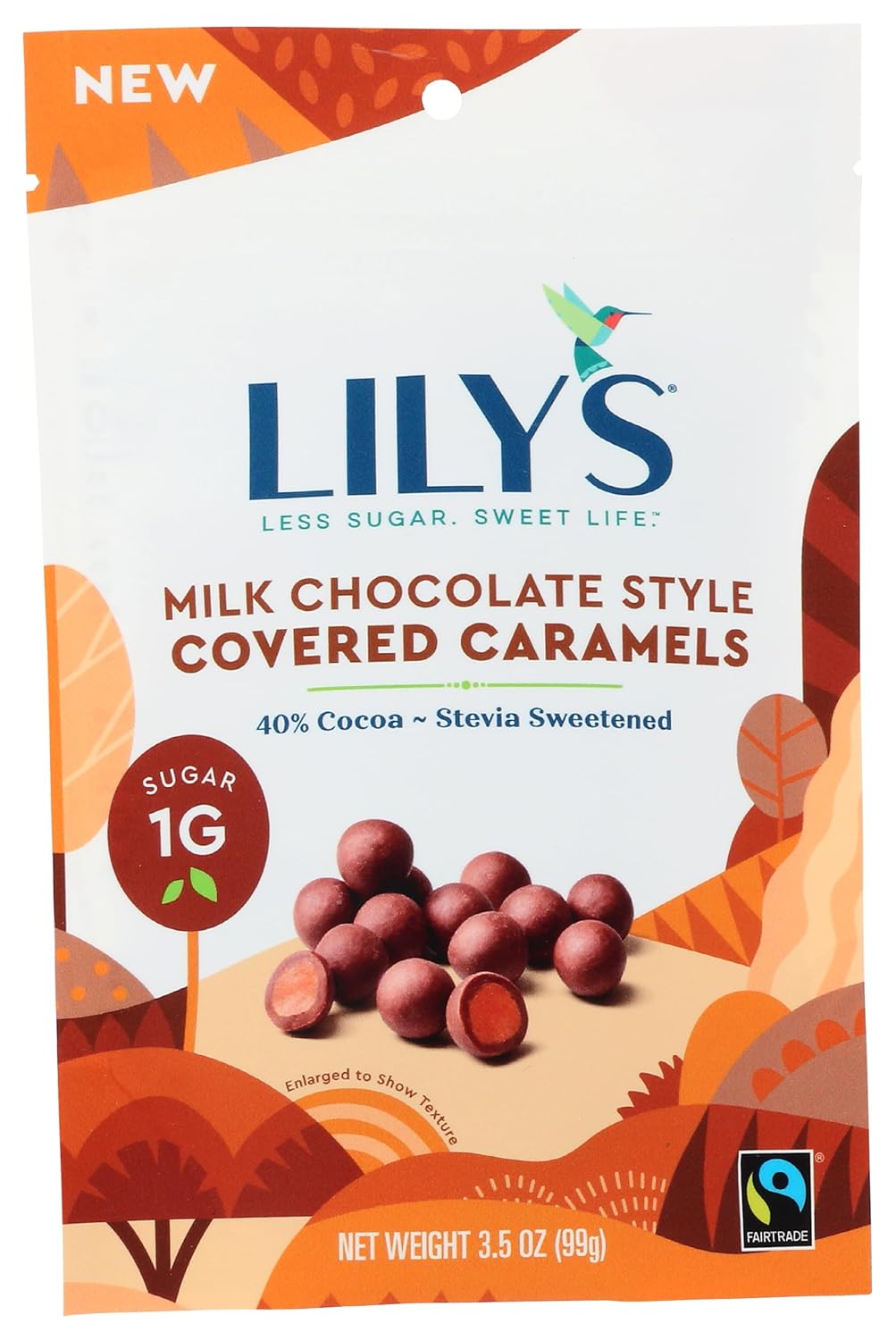 3.5 oz Milk Chocolate Covered Caramels M223