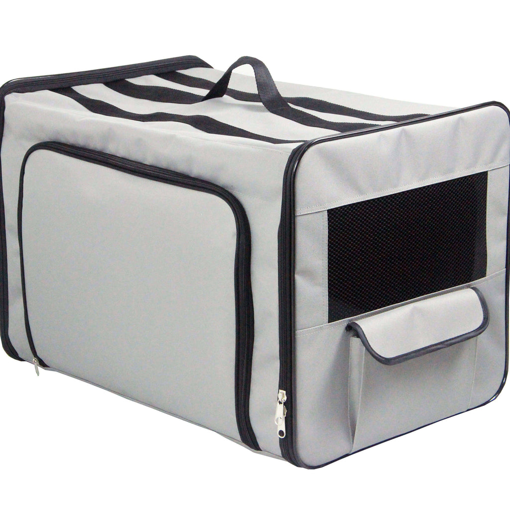 Khaki Small Folding Wire Pet Crate U171