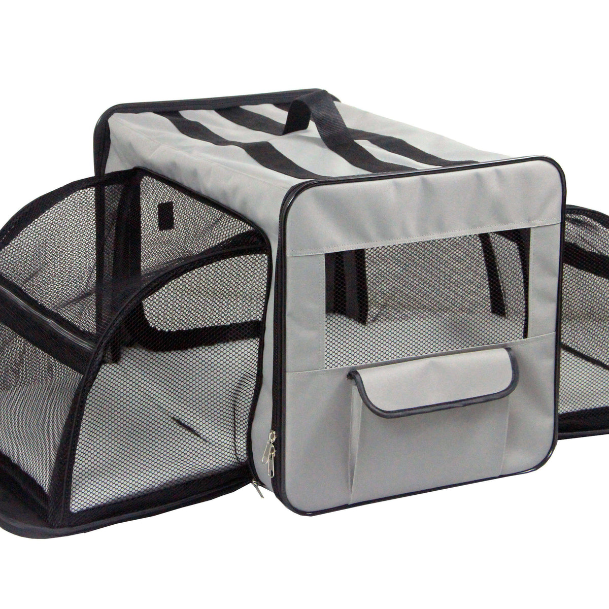 Khaki Small Folding Wire Pet Crate U171