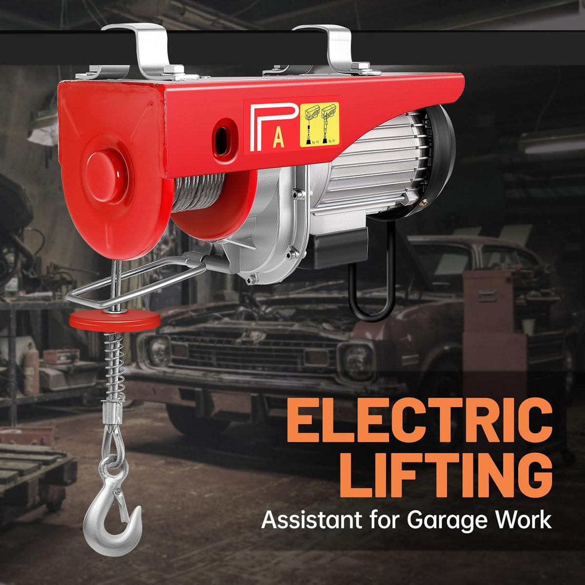 1320LBS Electric Hoist with Wireless Remote Control U231