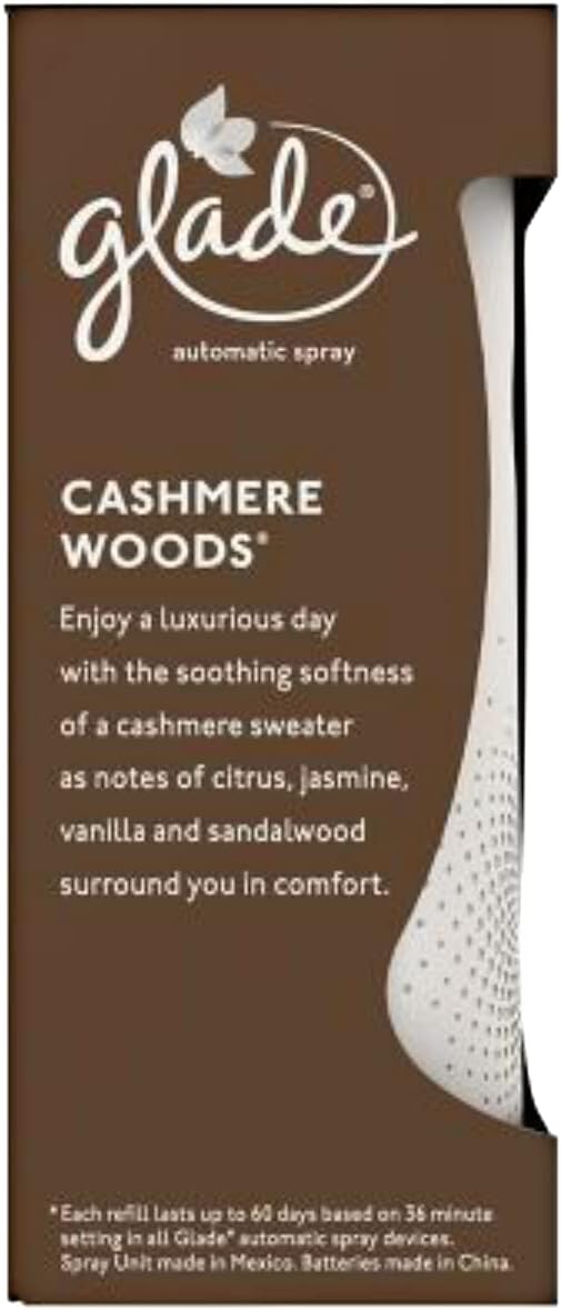 Cashmere Woods Air Freshener Holder with 3 Refills Q71440