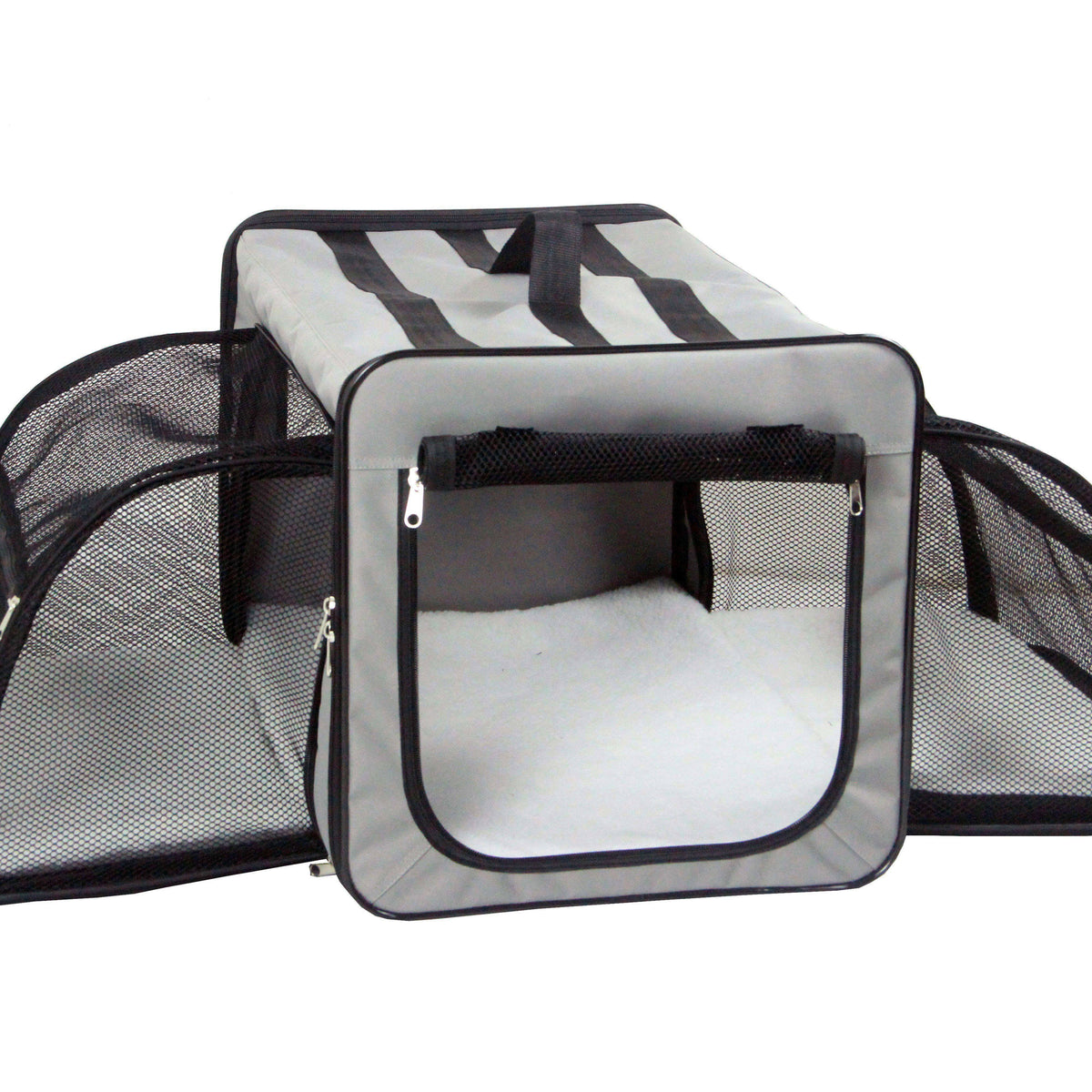 Khaki Small Folding Wire Pet Crate U171