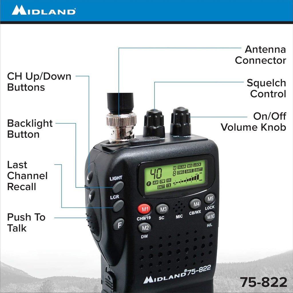 40 Channel CB Radio N6001