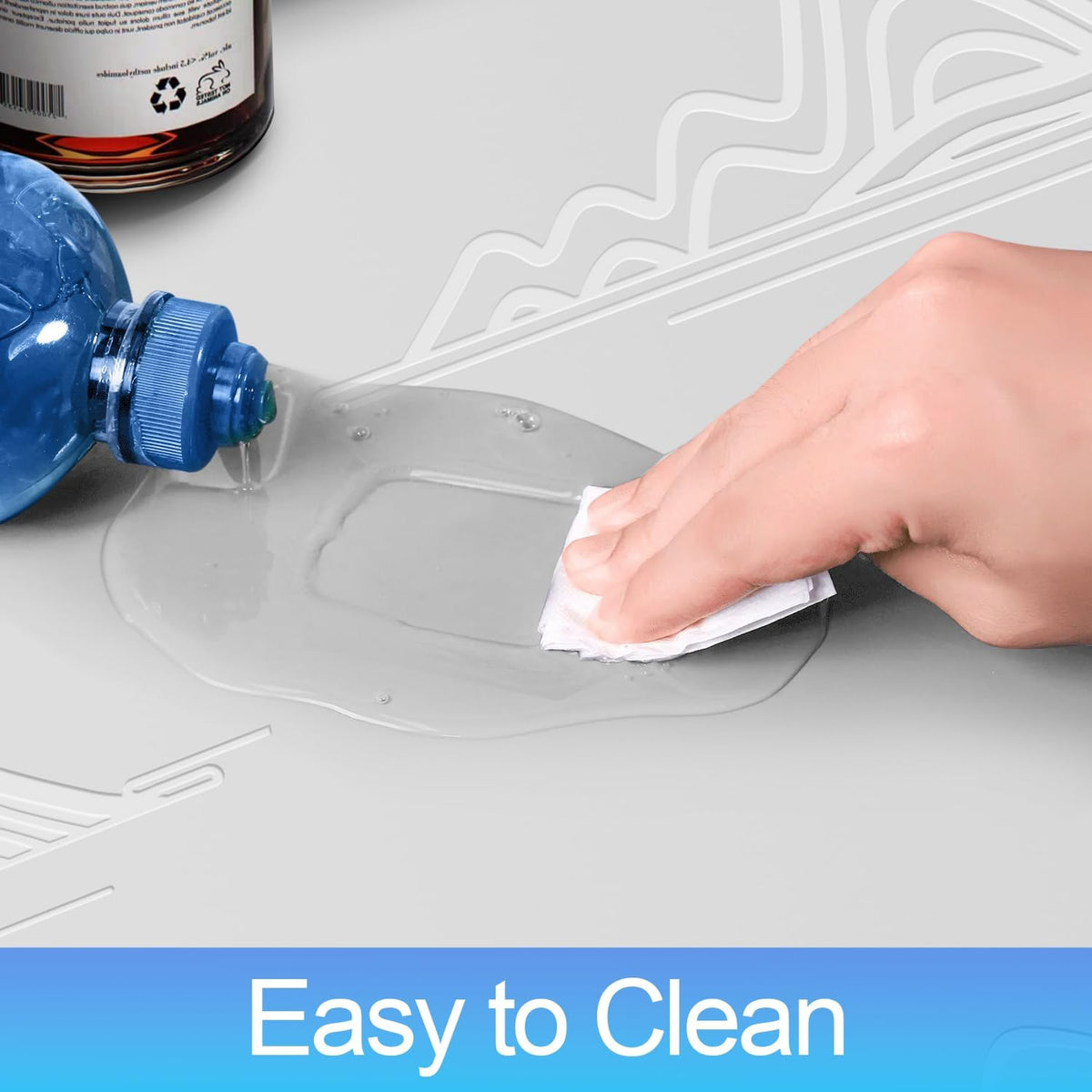 Light Grey Silicone Under Sink Mat L9490