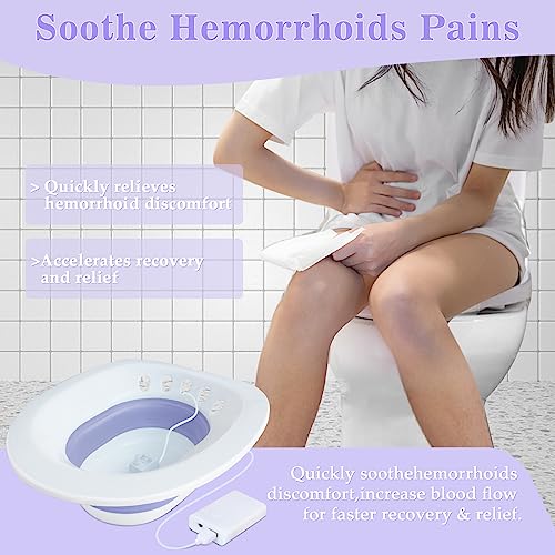 Electric Sitz Bath Kit for Toilet Seat, Automatic Flushing, Foldable O71361
