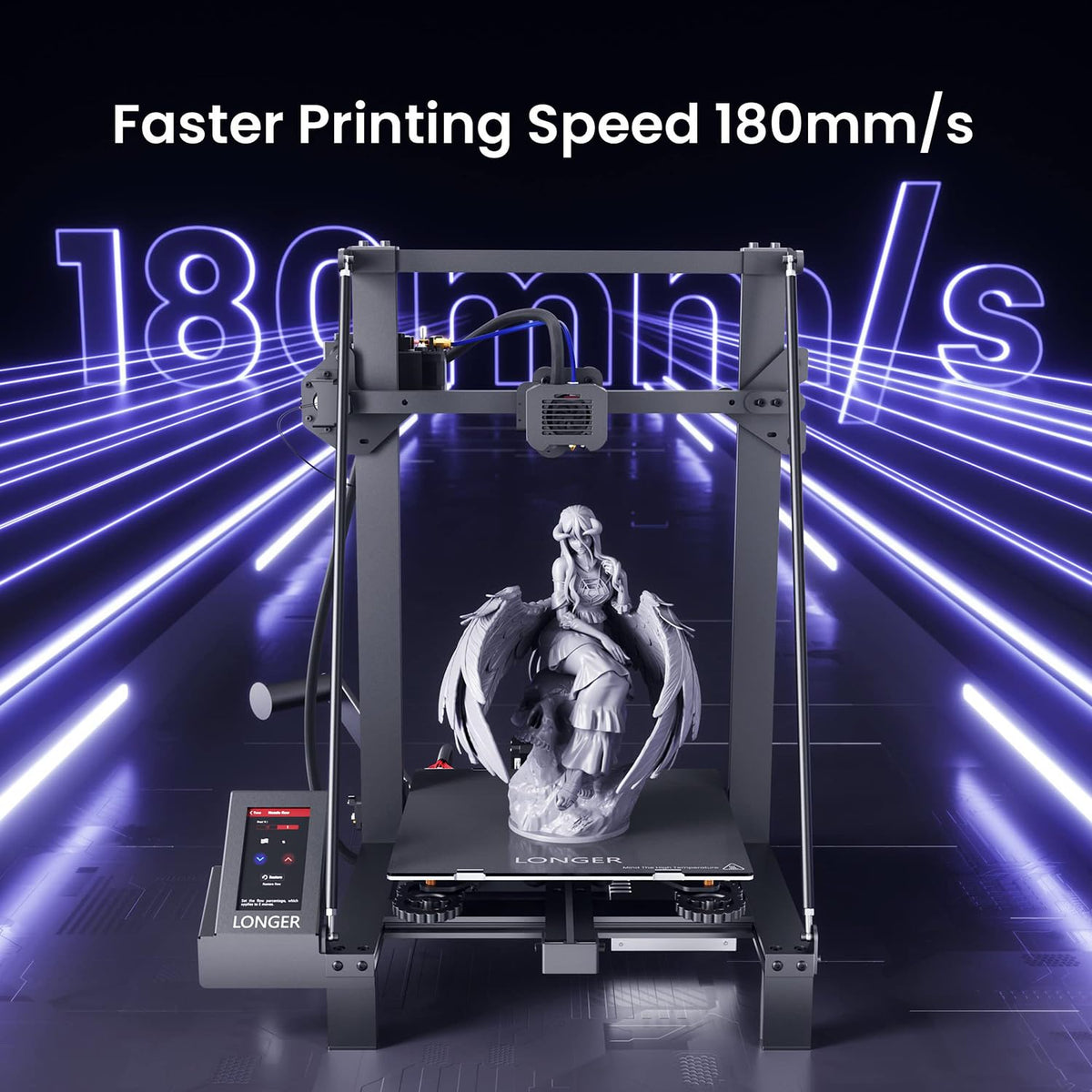 FDM 3D Printer with Large Build Size 11.8x11.8x15.7in V13724