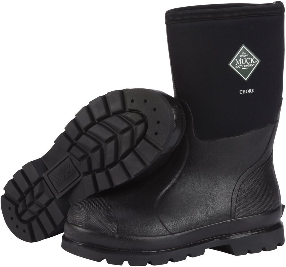 Black Rubber Work Boot C613