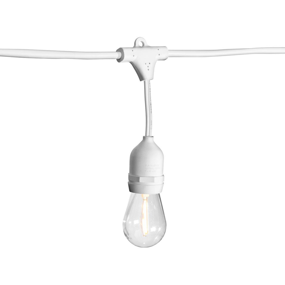 24 ft. White LED Outdoor String Lights E74166