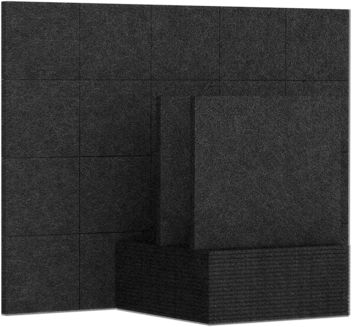 12 x 12 x 0.3 Inches Pack of 20 Sound Absorbing Panels Gray V835294