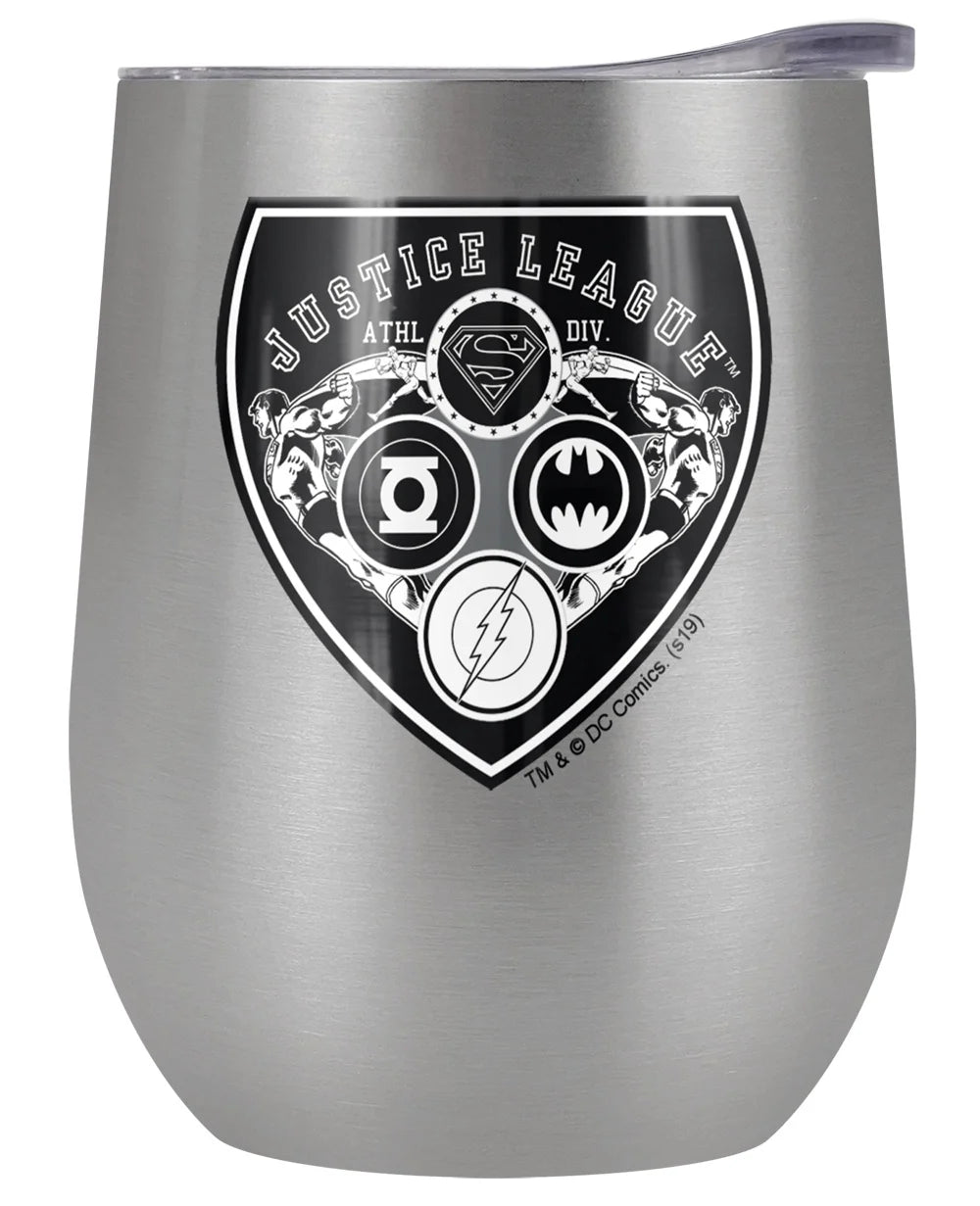 Stainless Steel Insulated Wine Tumbler with Slide-Lock Lid X38191