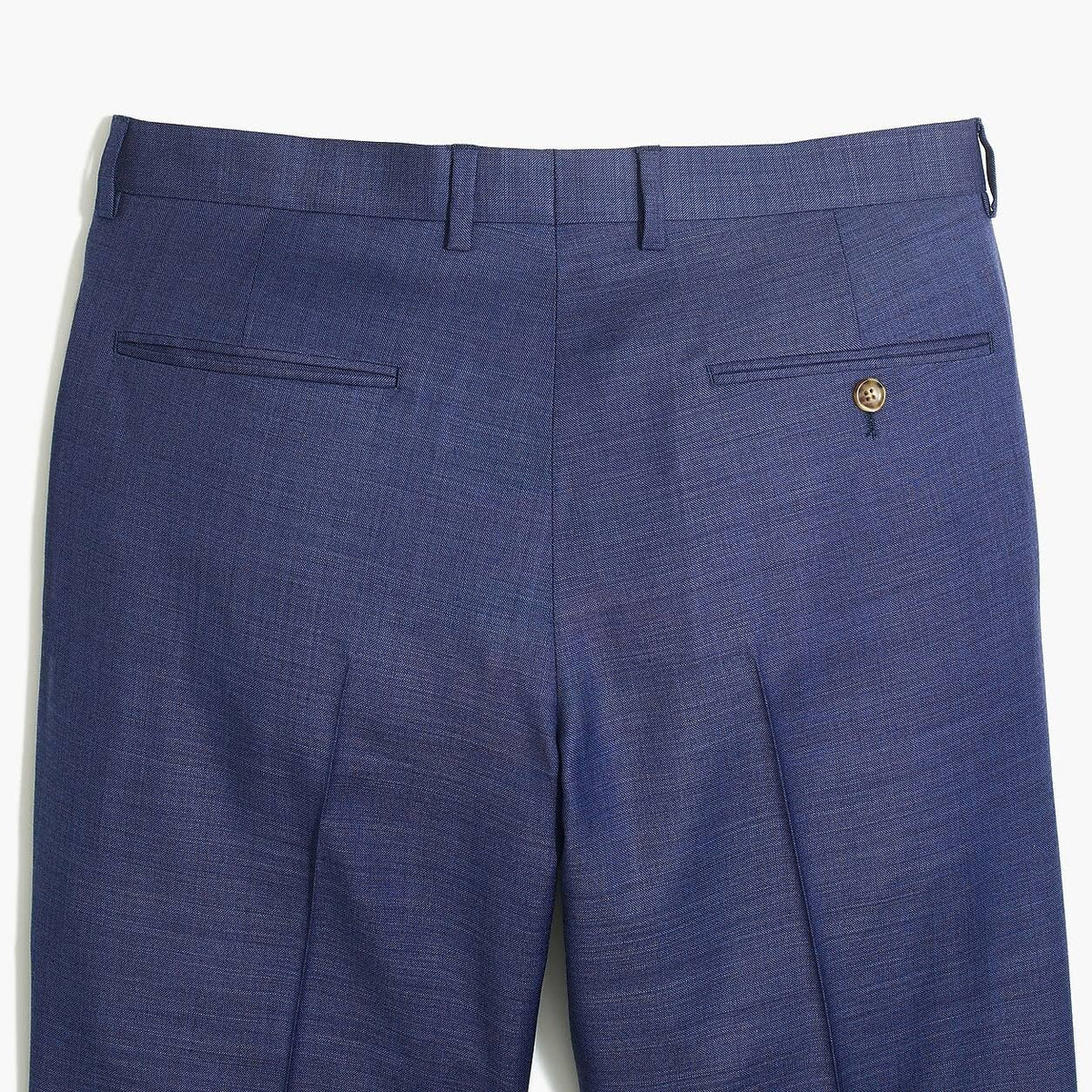 Slim Thompson Suit Pant in Worsted Wool Marina Blue 35x32 U173241