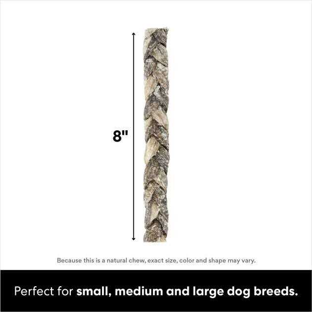 Braided Cod Skin Dog Treats K503