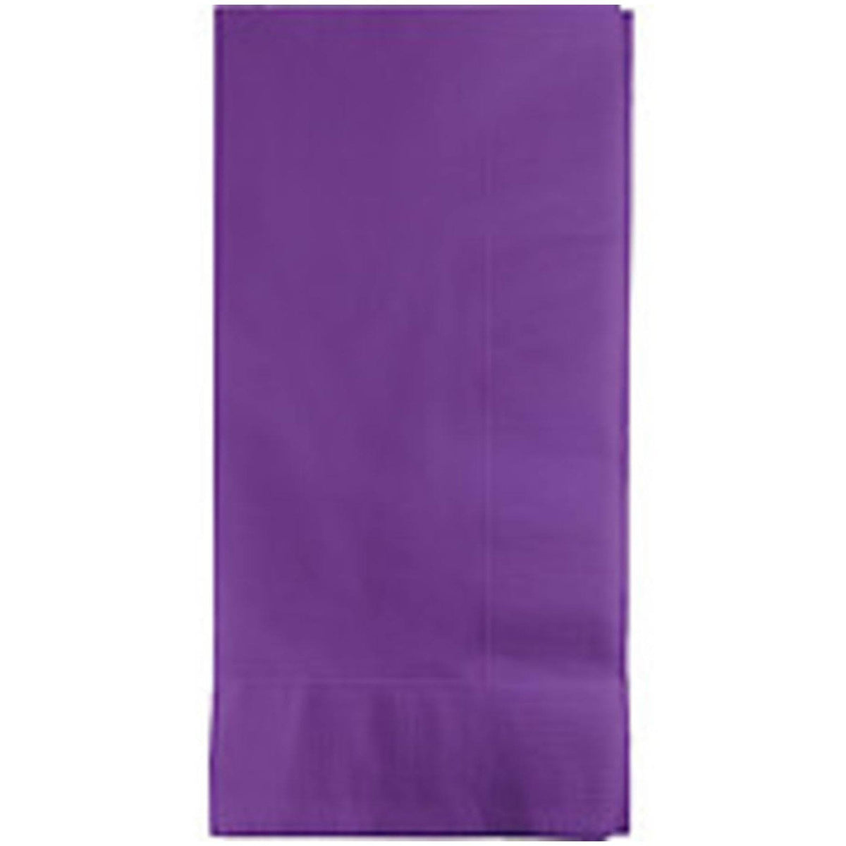 250 Amethyst Purple 3-Ply Disposable Paper Dinner Napkins E6411
