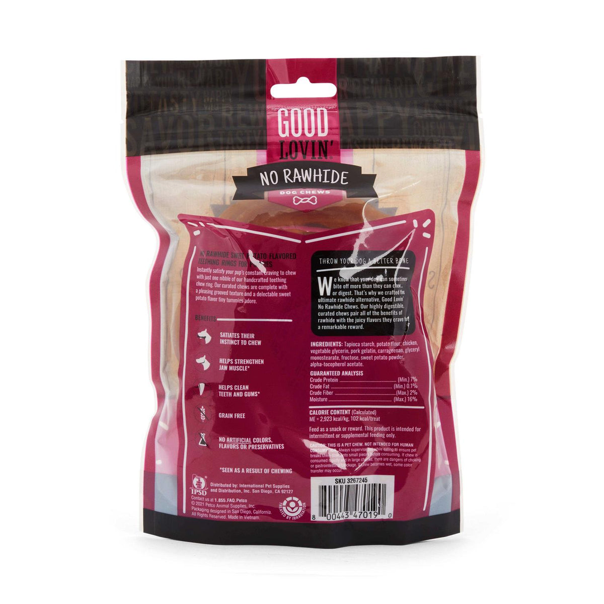 Sweet Potato Flavor Dog Chew X682