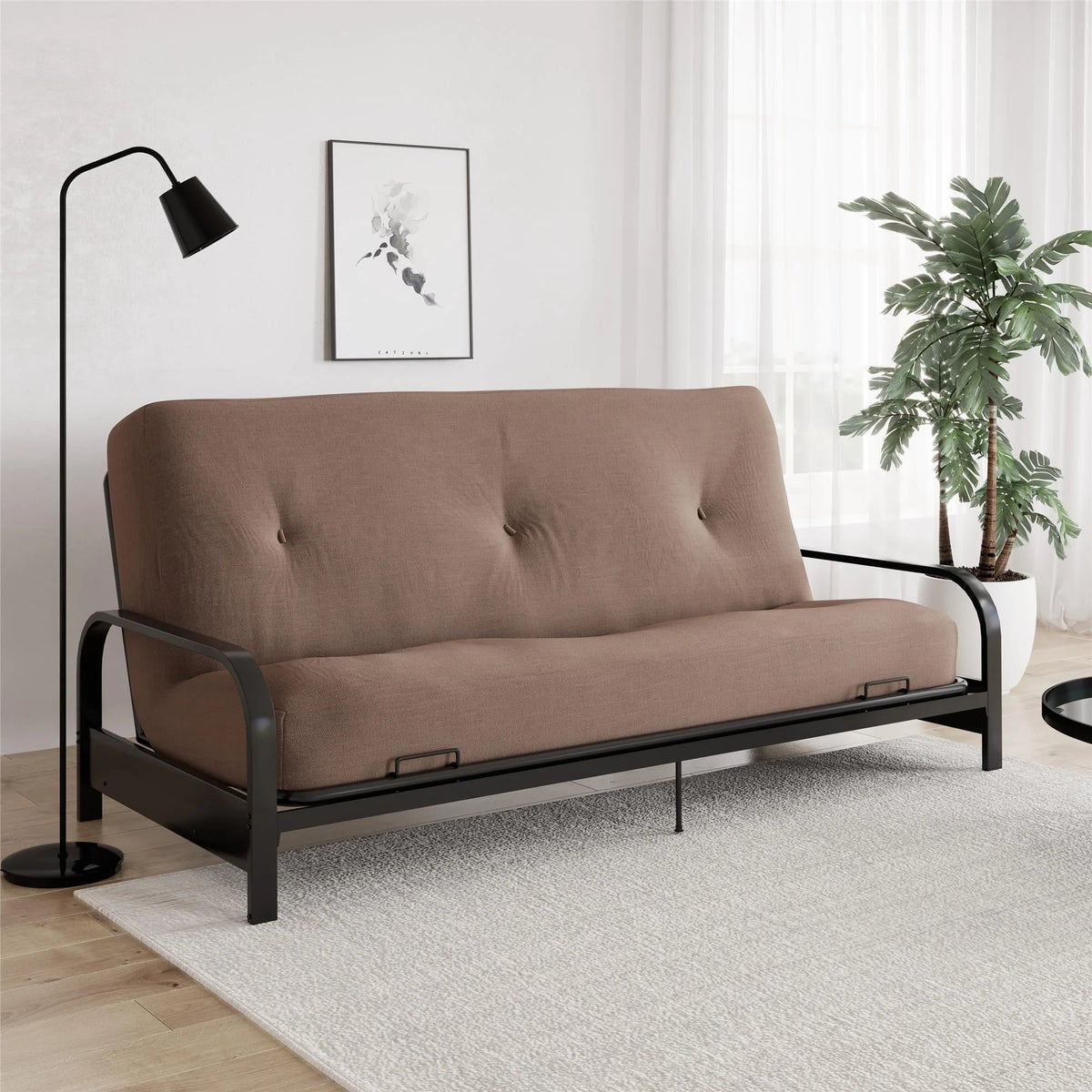 Blue 8 Inch Full Futon Mattress F6167