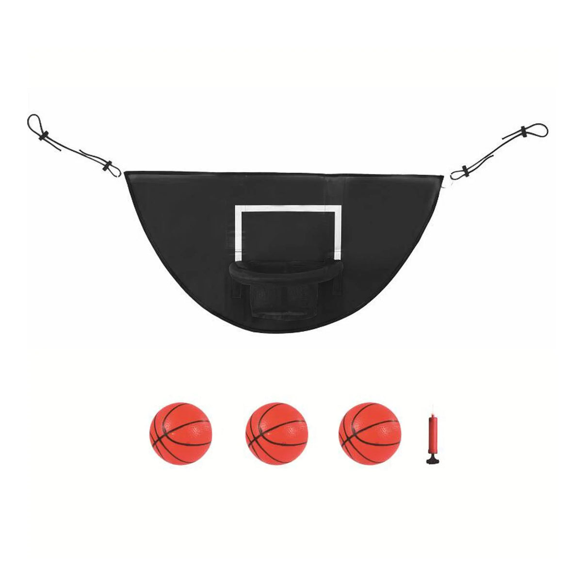 Mini Basketball Hoop for Trampoline with Enclosure Basketball Rack Sports Toys Lightweight Board Trampoline Accessories With Ball S9144