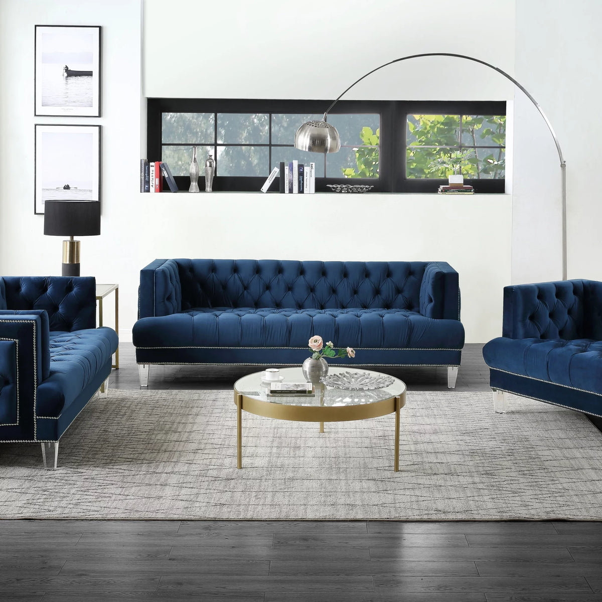 Blue Sofa U8103