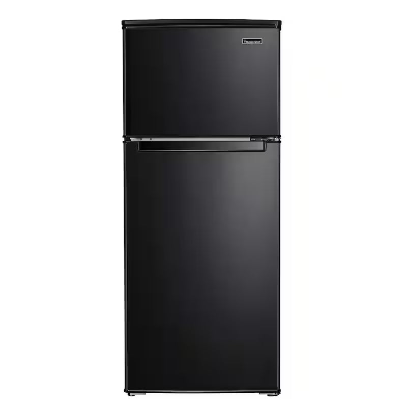 18.5 in. W 4.5 cu. ft. Black 2-Door Mini Refrigerator with Freezer H784