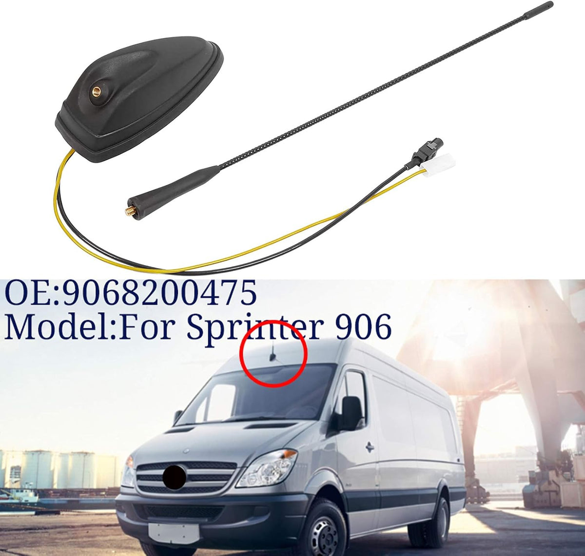 Car Roof Mounted Radio Antenna Aerial Mast Replacement Pack of 2 P998