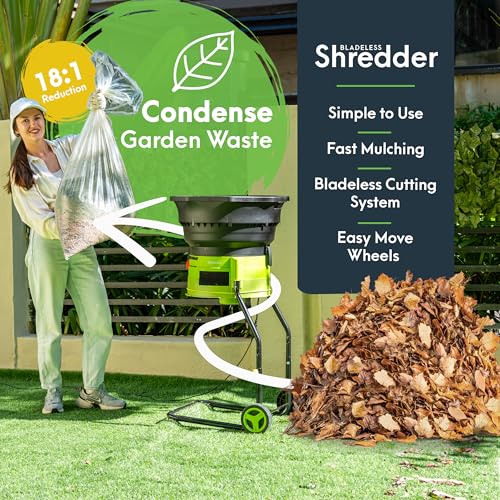 Bladeless Leaf Shredder & Mulcher 15 Amp Q284063