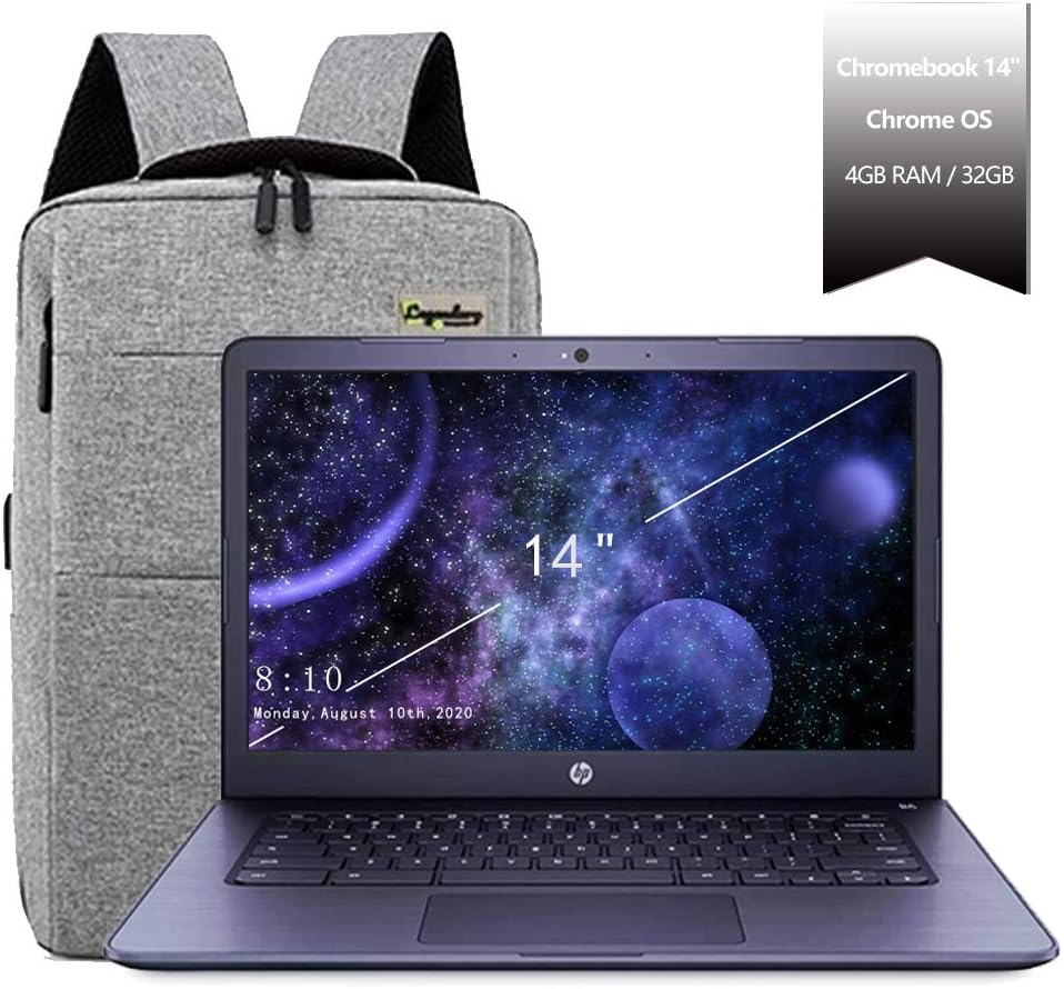14" Lightweight Chromebook with 4GB RAM 32GB eMMC Storage J7138