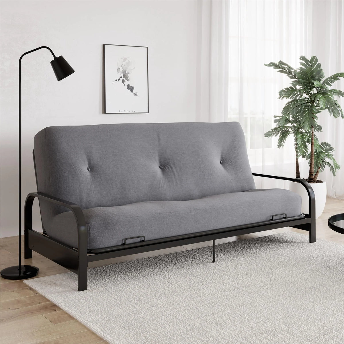 Blue 8 Inch Full Futon Mattress F6167